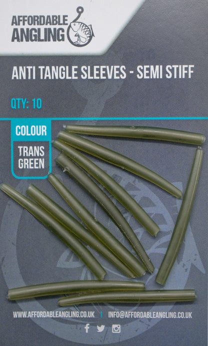 Anti Tangle Sleeves - Trans Green