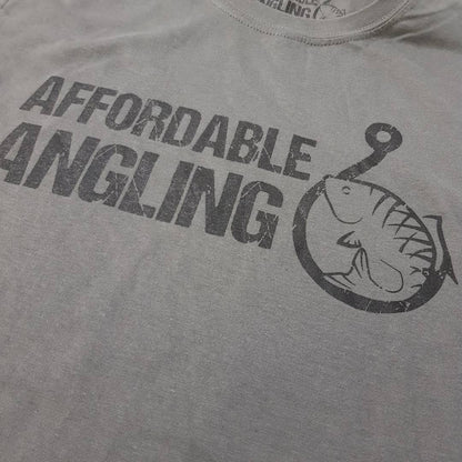 Affordable Angling Charcoal Tshirt