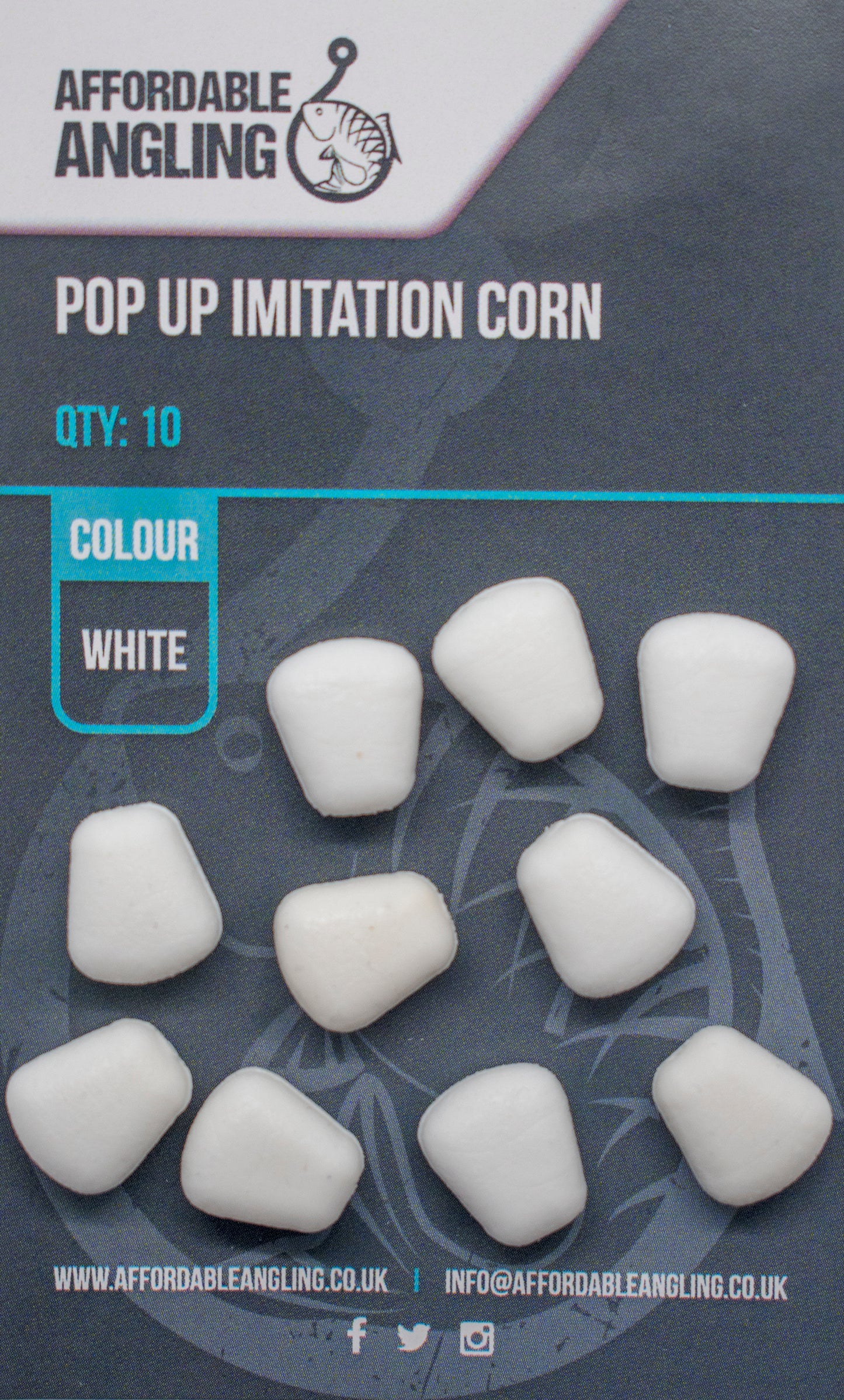 Pop Up Imitation Corn - White