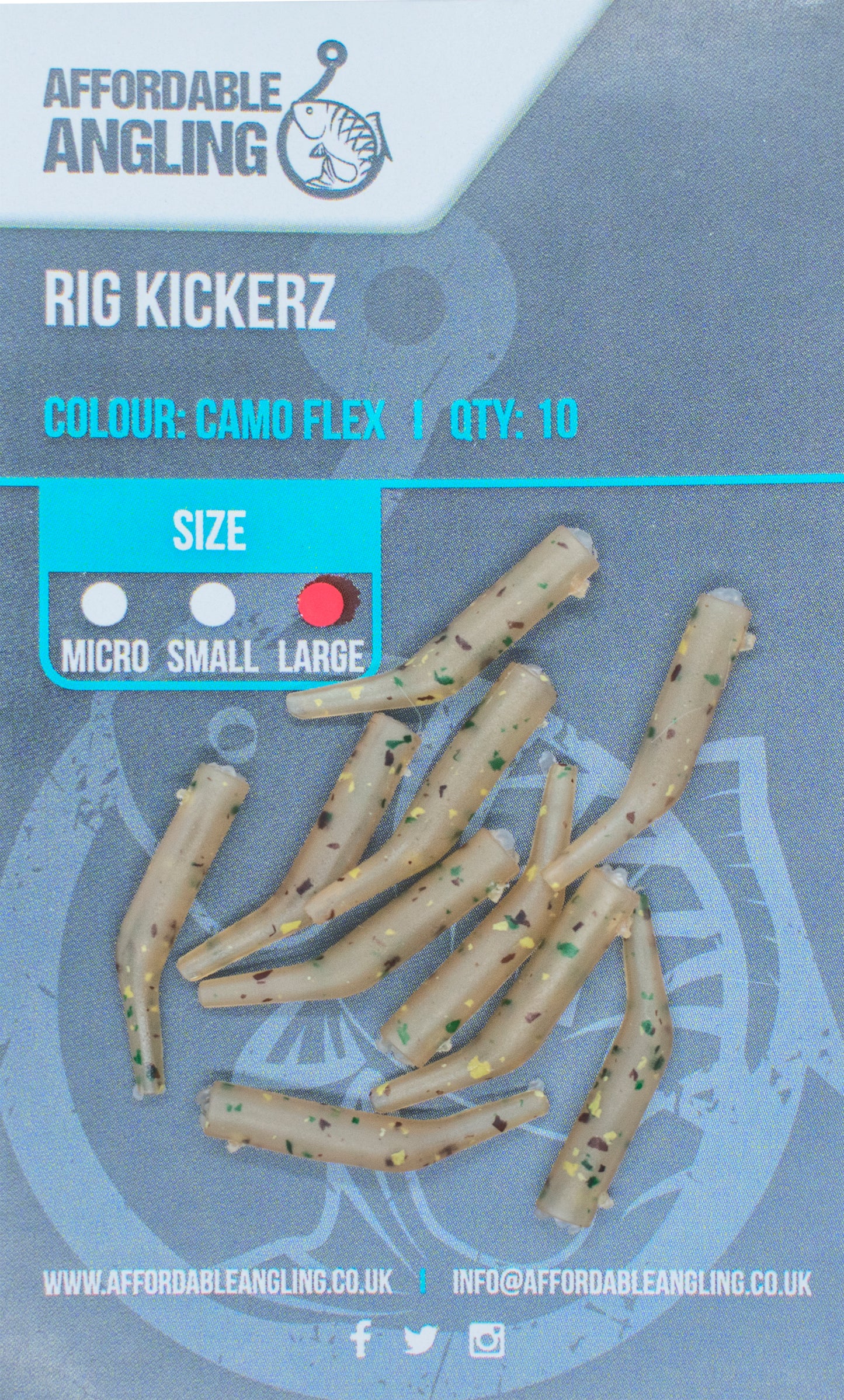 Rig Kickerz - Camo Flex Micro, Small, Large