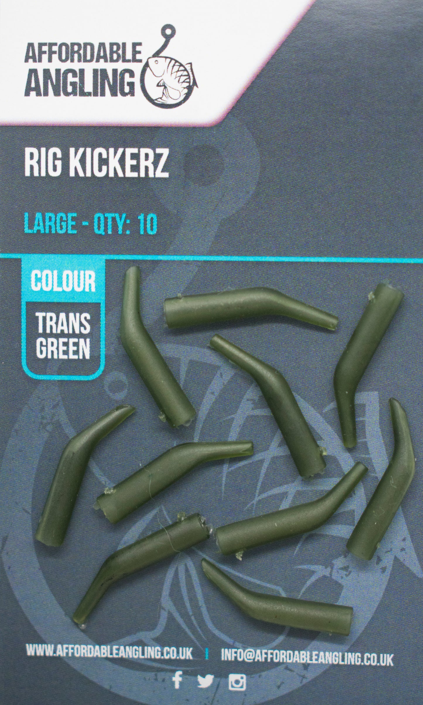 Rig Kickerz - Trans Green Large & Small