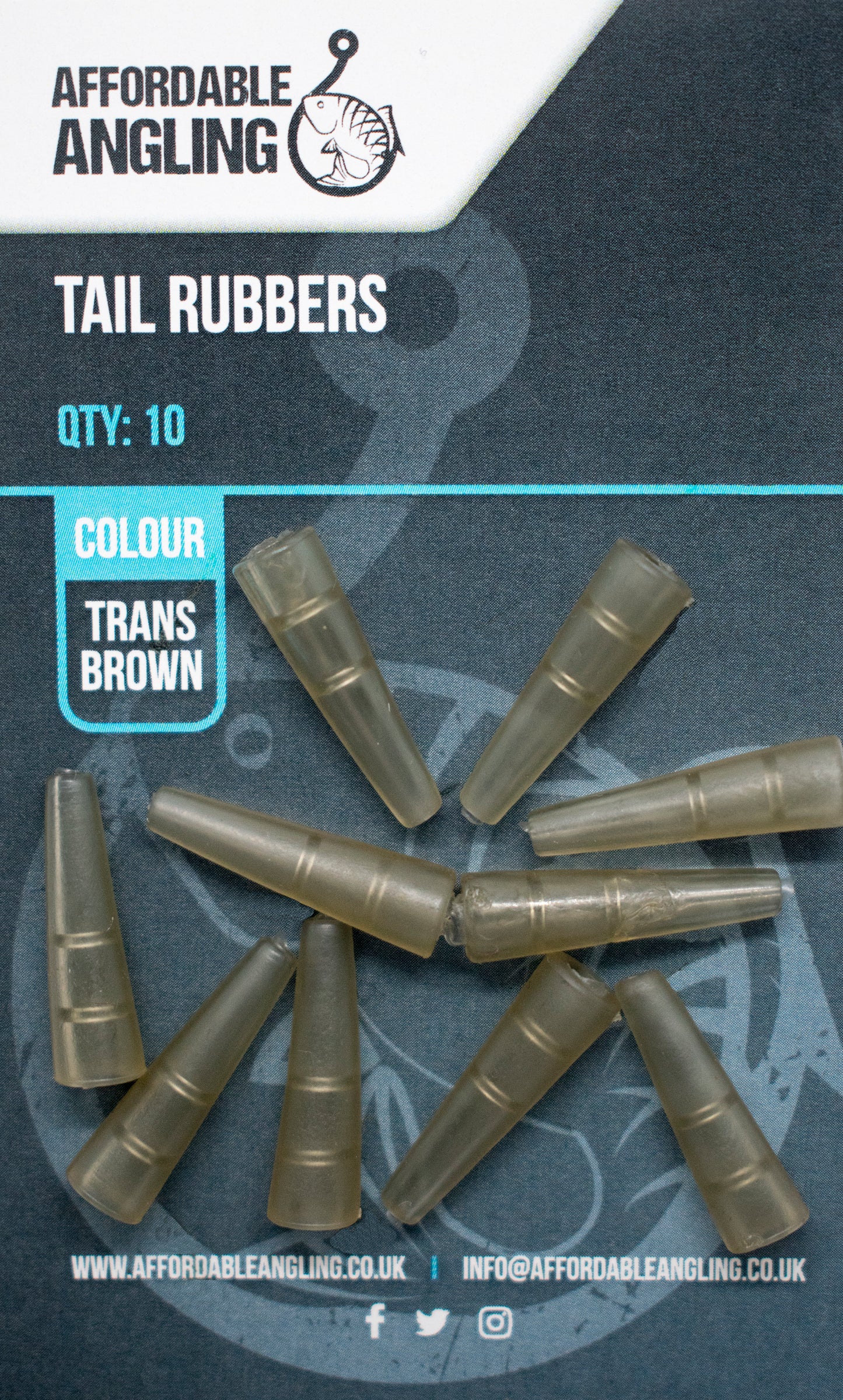 Tail Rubbers - Trans Brown
